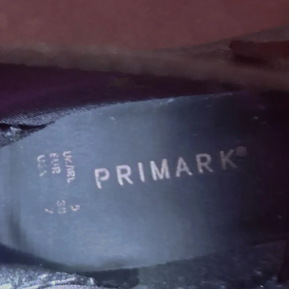 Primark Chealsea Chunky Black Ankle Boots Size 7